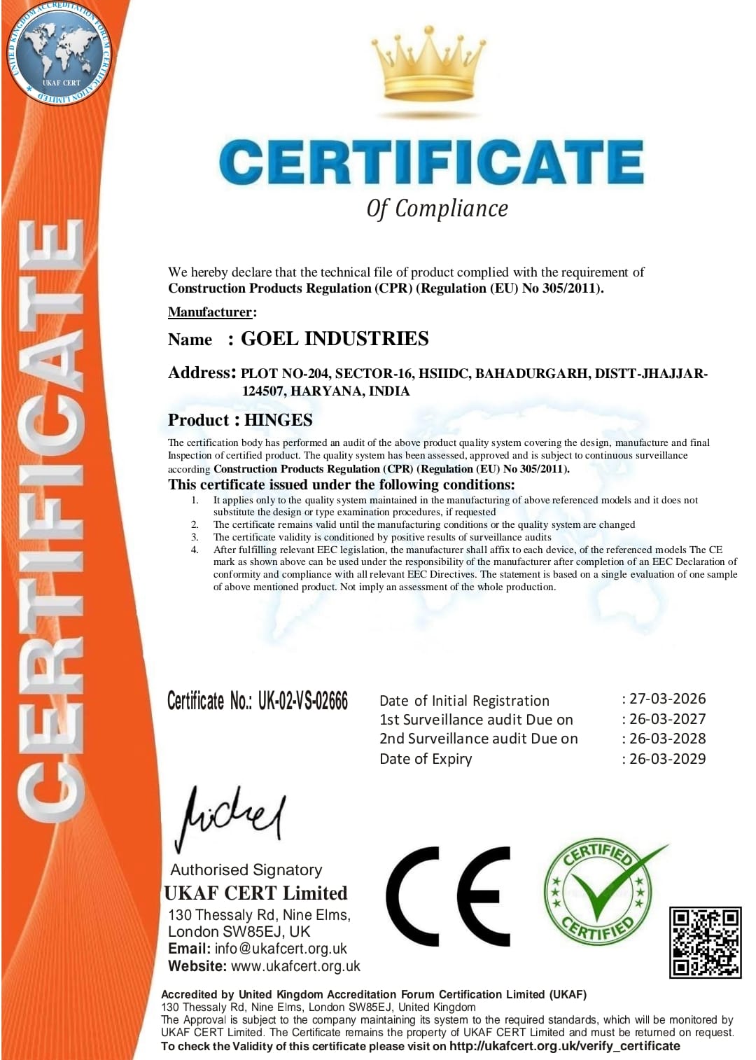 ISO 9001:2015 Certified